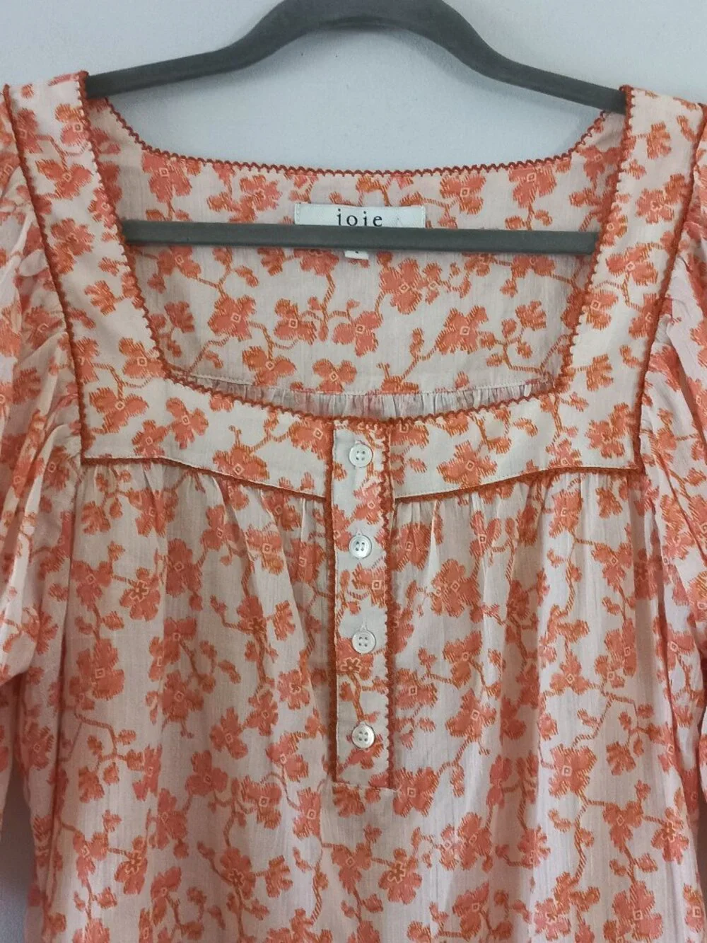 JOIE (ANTHROPOLOGIE) Leroy top 100% cotton - Picture 3 of 12